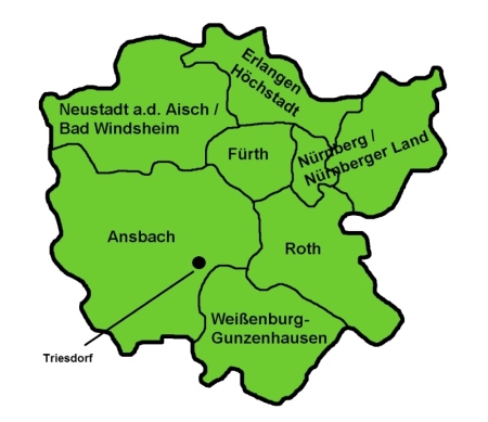 Triesdorf LW Karte 450